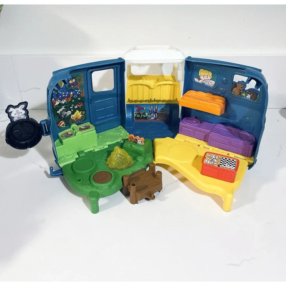 Fisher Price Little People Songs & Sounds Camping Van‎ RV Motor Home Camper